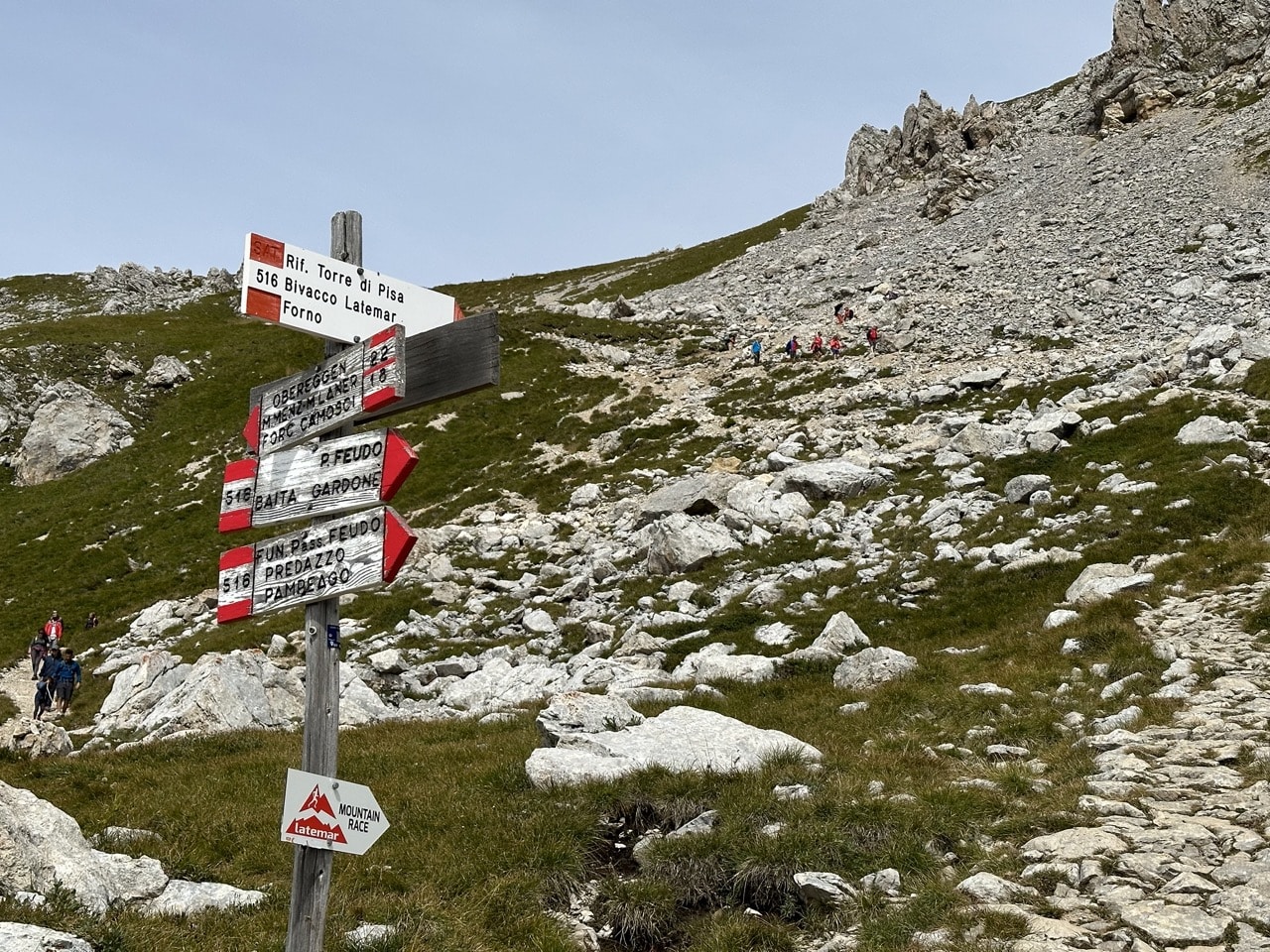 Vandring Dolomiterna Italien