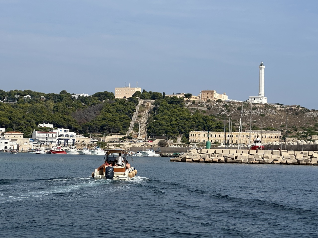 Italienska klacken Leuca Italien