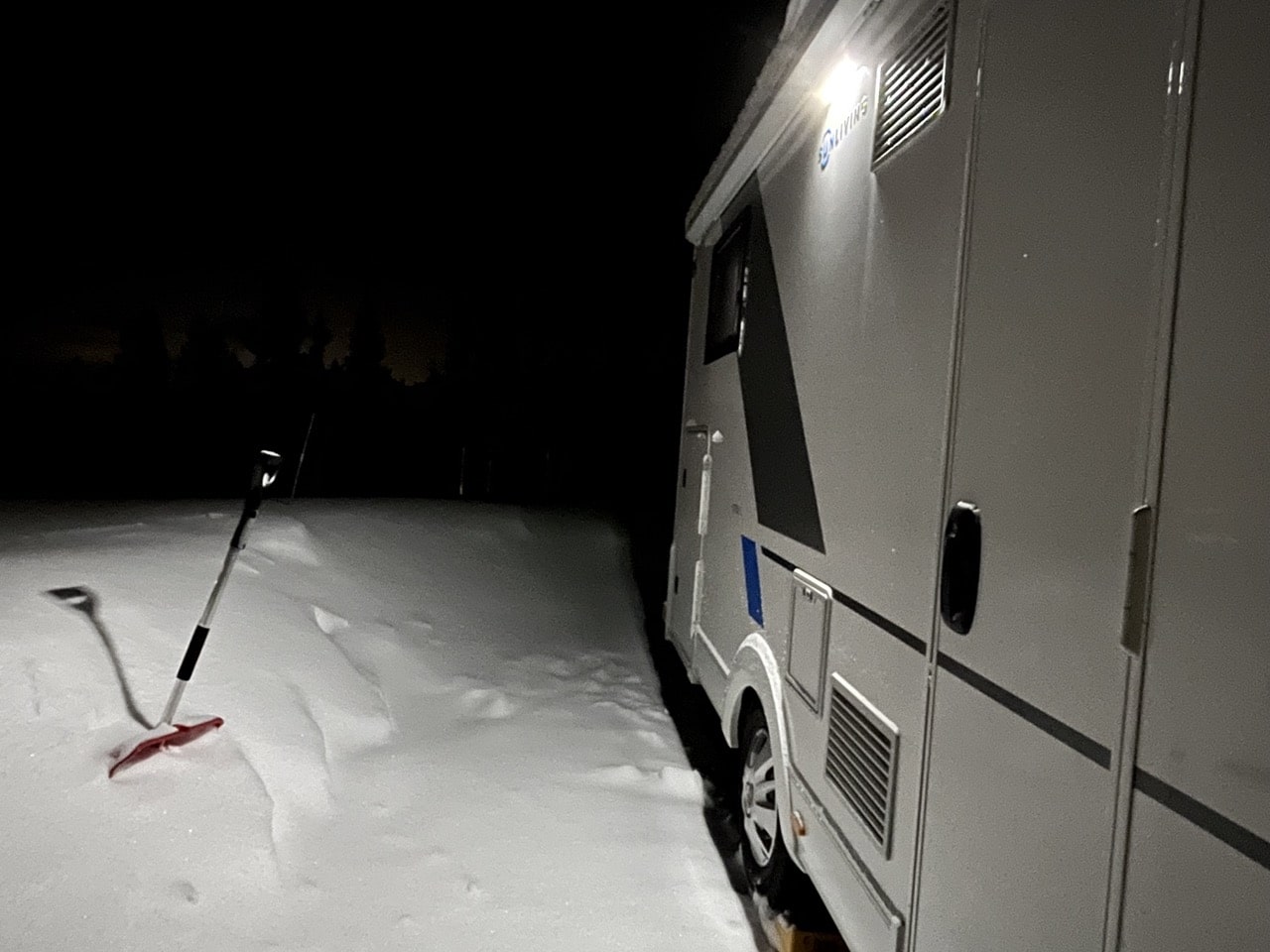 Vintercamping Sjusjöen Norge
