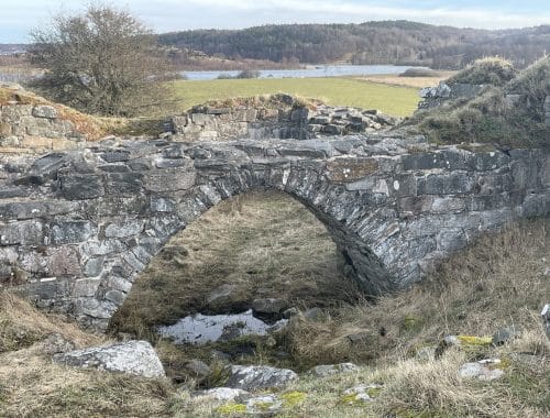 Ragnhildsholmens borgruin Kungälv Sverige