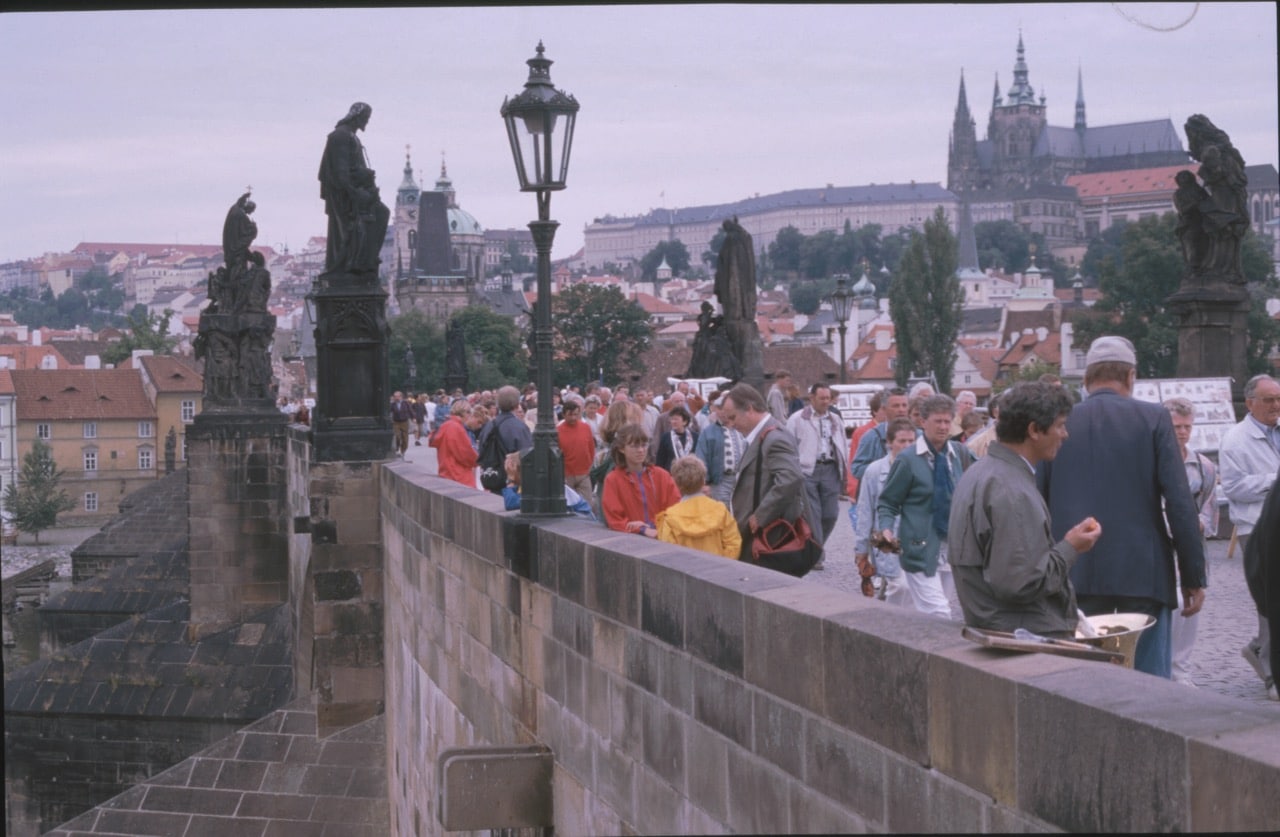 Upplevelser med hus på hjul Prag 1997