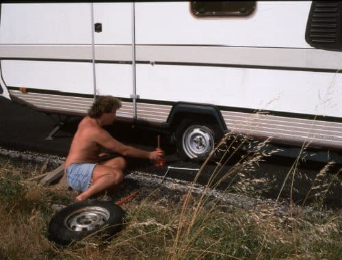 Upplevelser med hus på hjul Frankrike 1995