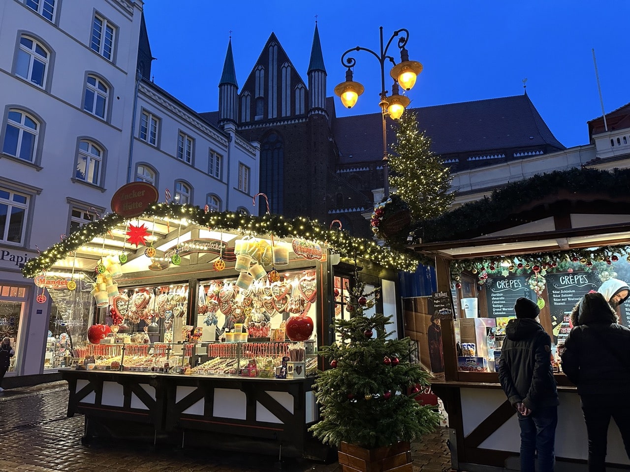 Julmarknad Schwerin Tyskland