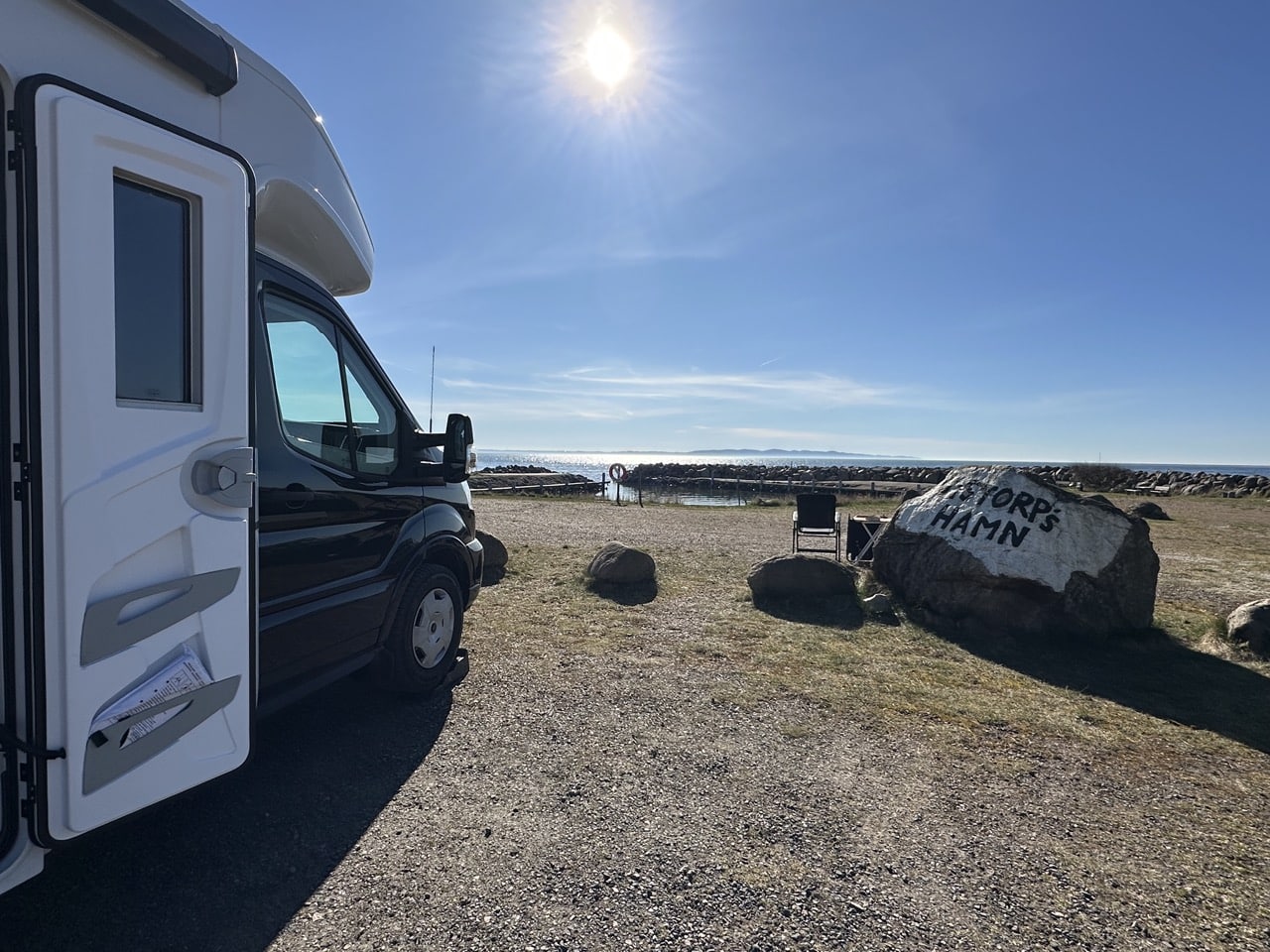 Vistorps hamn Skåne Sverige