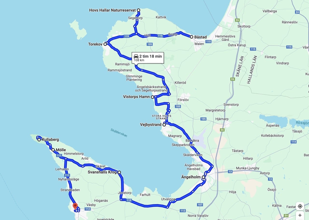 Tio stopp i Skåne Skåne Sverige