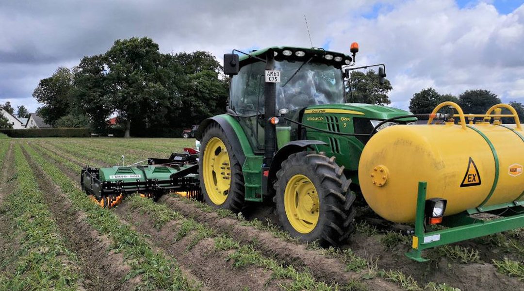 Envo-Dan agricultural weed burner used for weed control