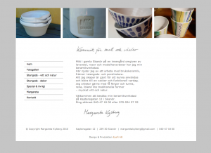 Keramik för mat och växter - Margareta Kylberg