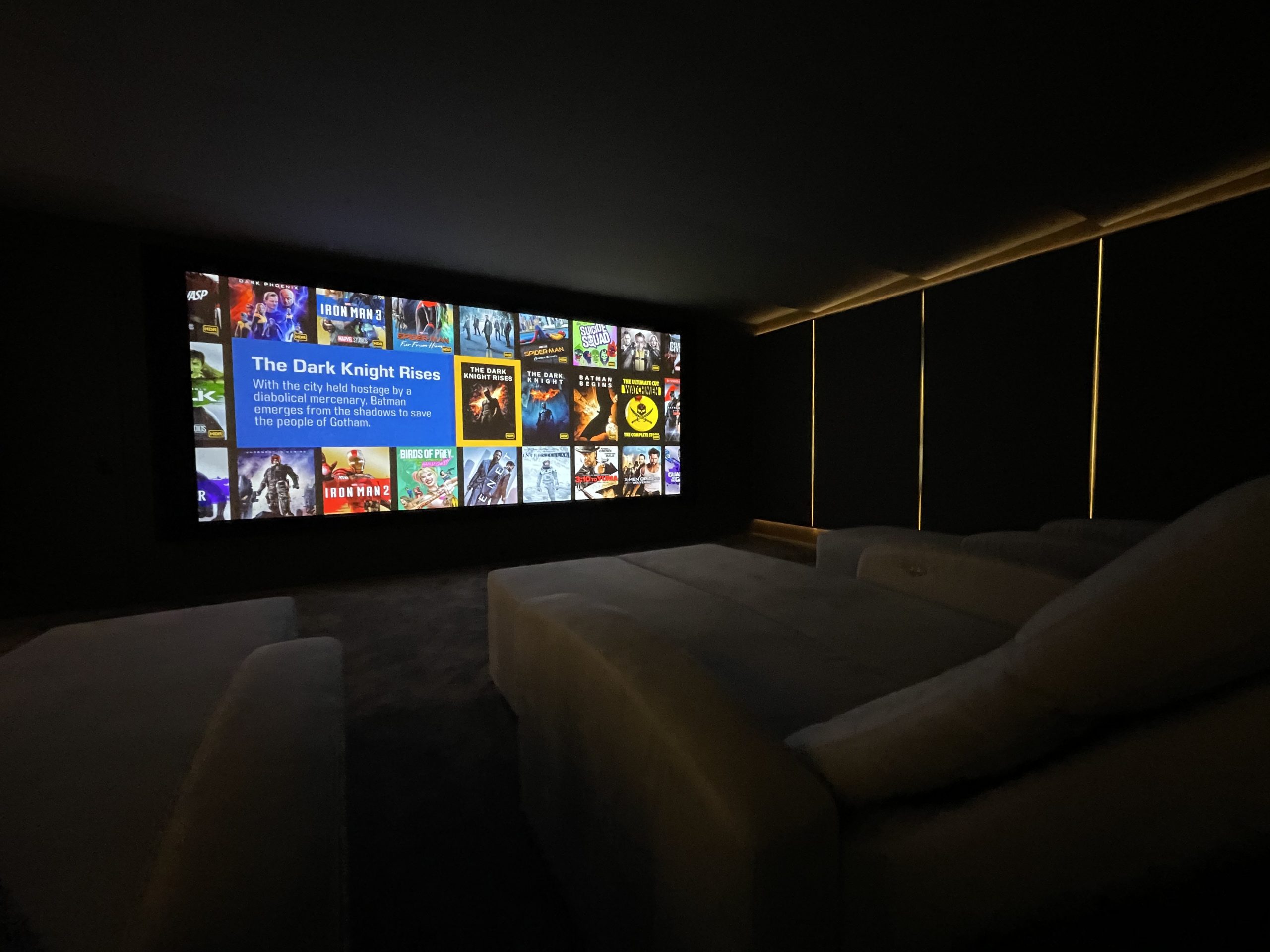 home cinema installation