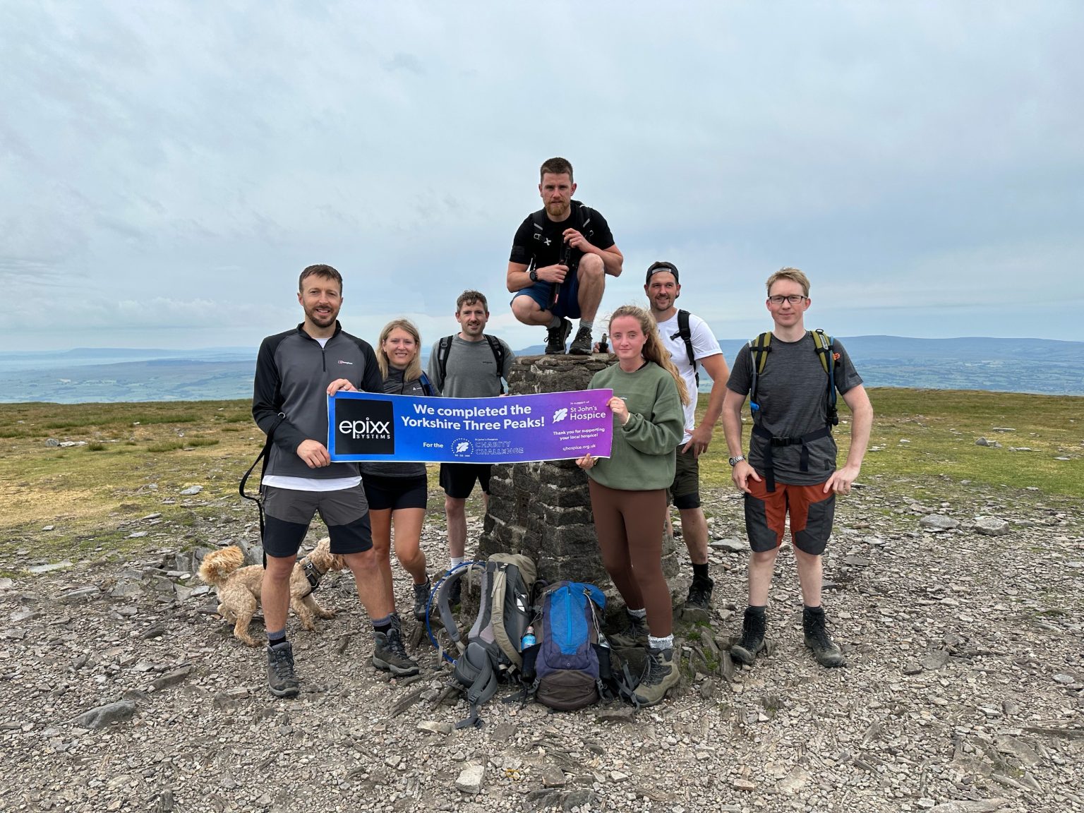 Epixx Systems completed the Yorkshire Three Peak challenge for St Johns Hospice.