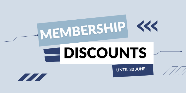 Membership discount banner