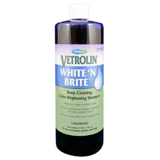 Vetrolin White N'Brite en shampoo til hvide heste