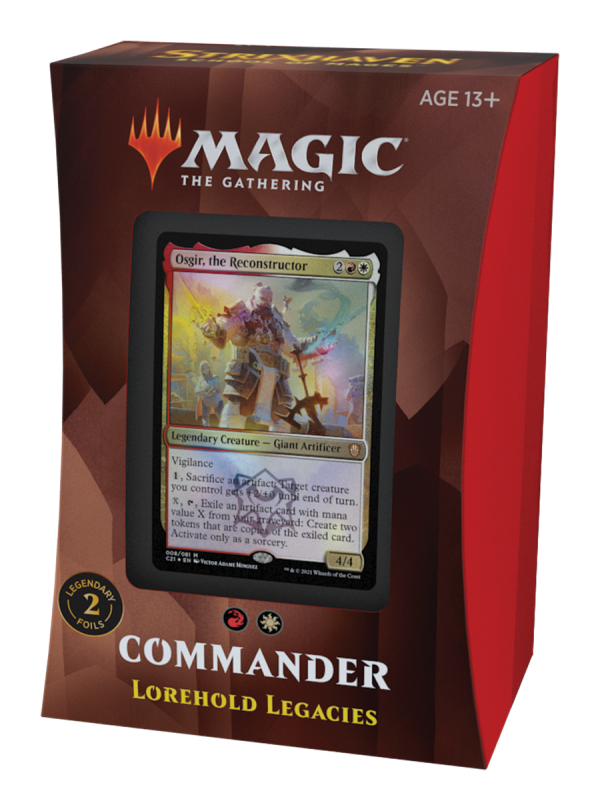 Magic the Gathering Commander Deck Strixhaven School of Mages LOREHOLD LEGACIES ERGames