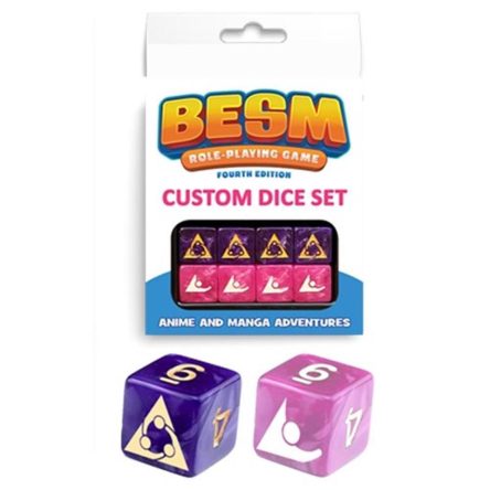 BESM (Big Eyes, Small Mouth) Role Playing Game 4th Edition Custom Dice Set