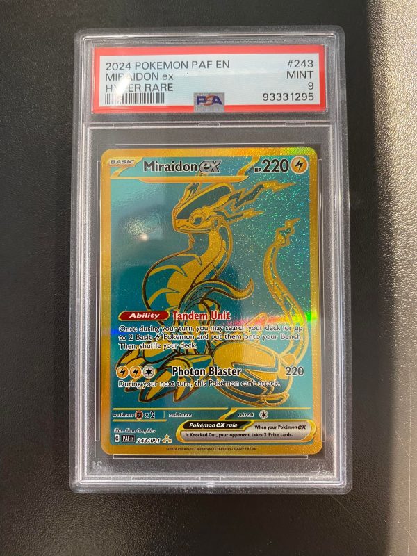 Miraidon ex Fra Paldean Fates "PSA 9"