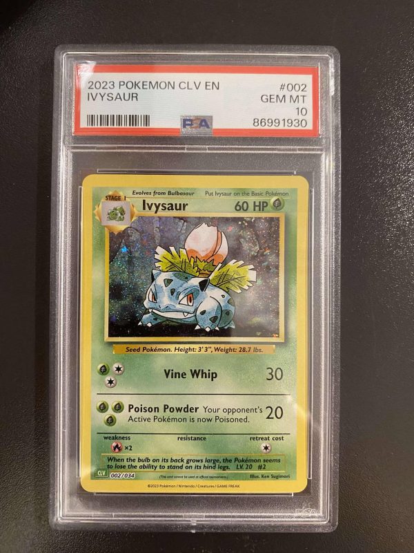 Ivysaur Fra Game Classic: Venusaur & Lugia ex Deck "PSA 10"