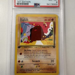 Diglett Fra Team Rocket "PSA 8" 1 Edition