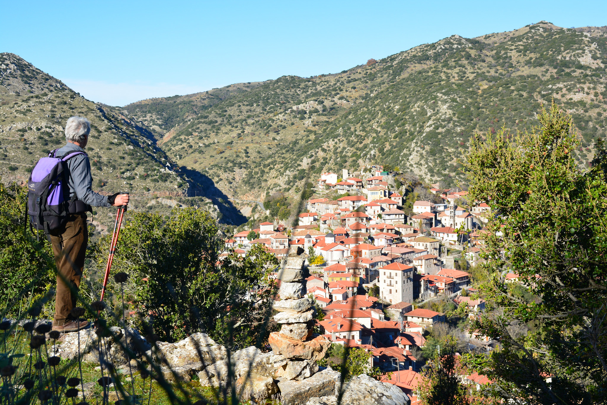 Sendero Menalon en Grecia