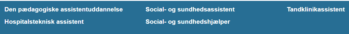 Erhvervsuddannelse inden for omsorg, sundhed og pædagogik