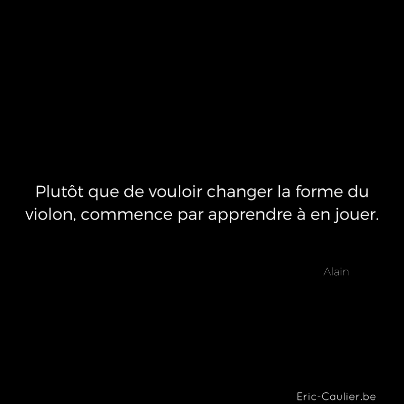 Citation de Alain