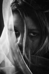 Photo: Sad Girl BW by Erik Brede