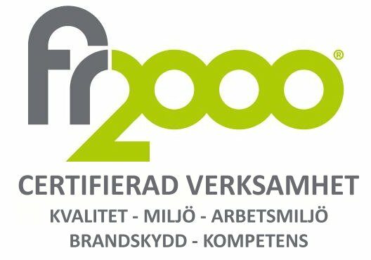 Ledningssystem fr2000 certifiering