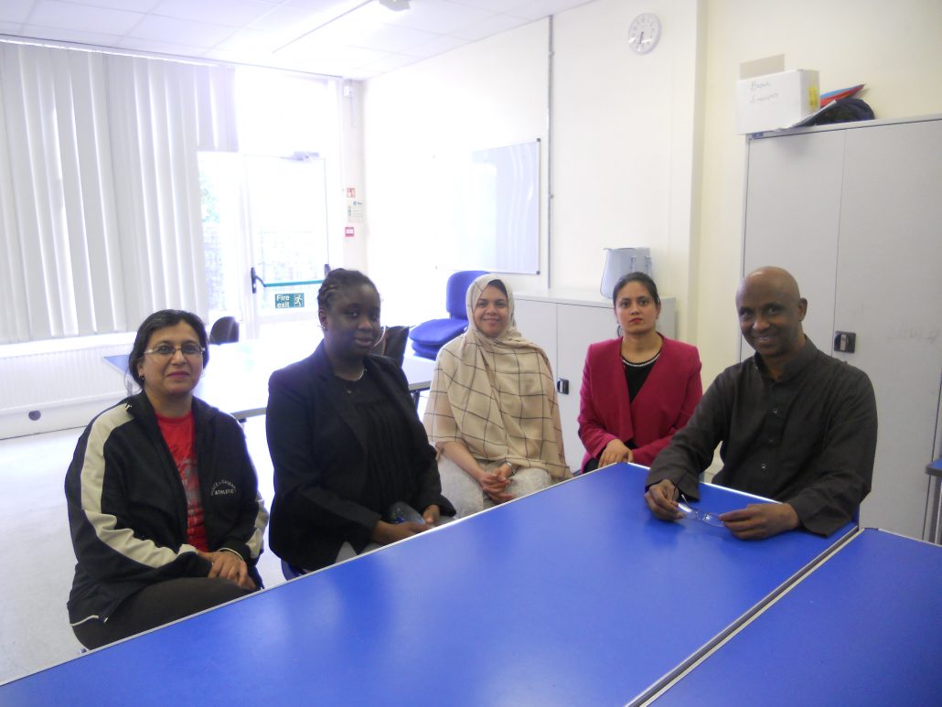 Staff and volunteers