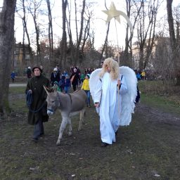 „Esel und mehr“ beim Drei Königsspiel in München 2018