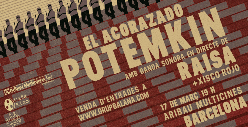 El acorazado Potemkin, un espectáculo de cine y música