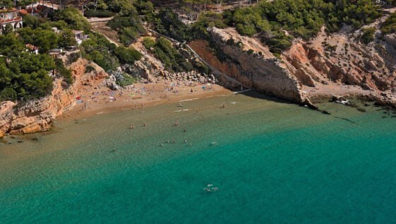 Las mejores calas en la Costa Dorada - ¡RECOMENDADAS AL 100%!