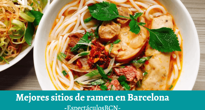 Mejores sitios de ramen en Barcelona