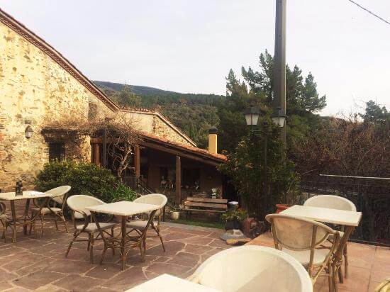 Restaurantes en el Montseny con terraza