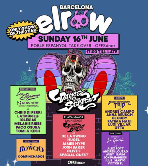 elrow Off Sónar 2024: ¡fiestón para cerrar el festival!