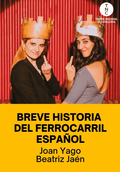 Breve historia del ferrocarril espanol cartel