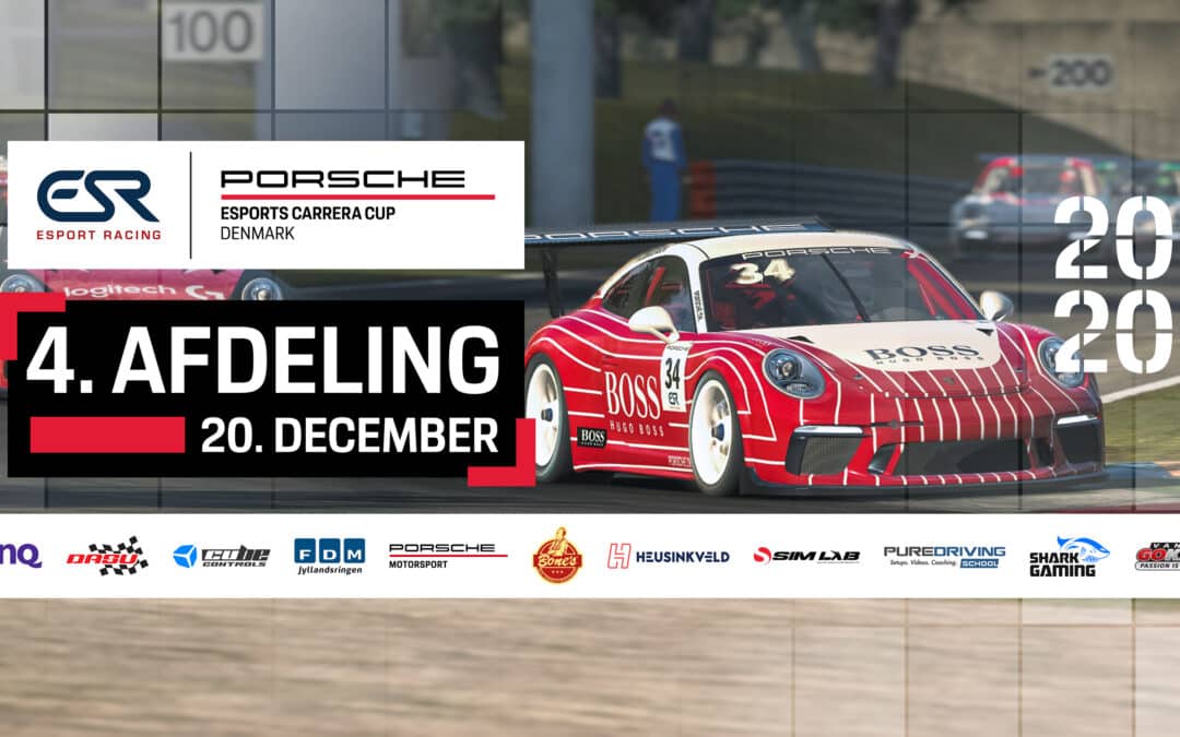 Watch the 4th Round of Porsche Esports Carrera Cup Denmark