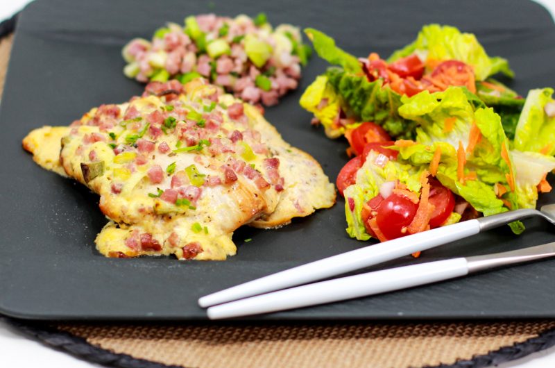 FLAMMKUCHEN-SCHNITZEL Elsässer Art – Schnitzel mal anders FLAMMKUCHEN-SCHNITZEL Elsässer Art – Schnitzel mal anders