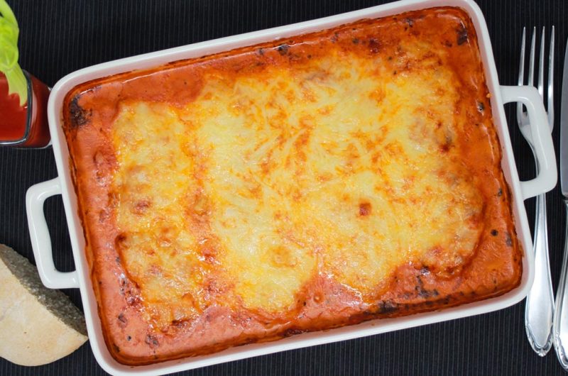 SCHNITZEL-PIZZA HAWAII – exotisch-köstlicher Auflauf