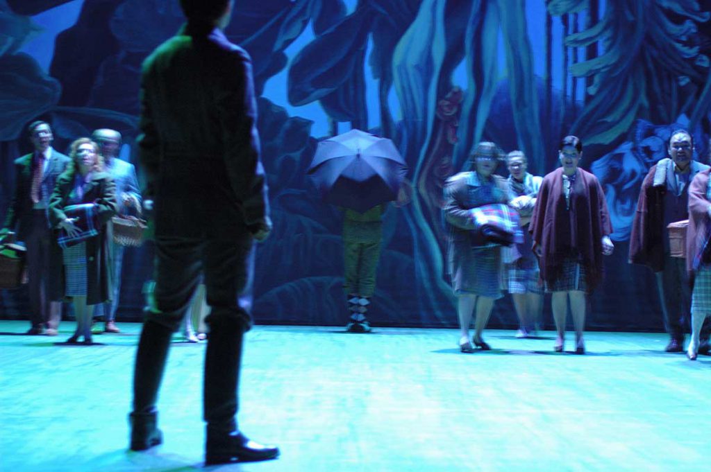 Szene aus DIDO UND AENEAS Luzerner Theater, Foto: Ingo Hoehn