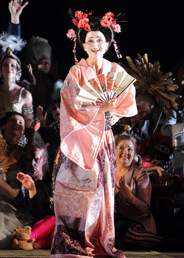 Kostümstill, DIE SCHWEIGSAME FRAU, Bayerische Staatsoper München, Münchener Opern Festspiele, Entwurf:Esther Bialas, Foto: Wilfried Hoesl