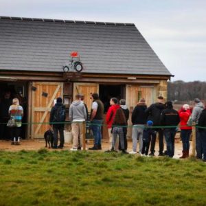 Queue outside Jeremy Clarkson's Diddly Squat Farm Shop - Esus Agri Ltd