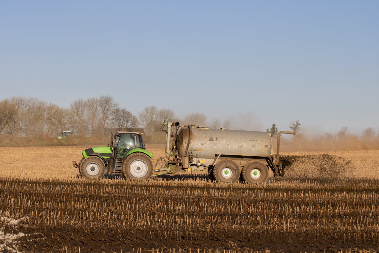 slurry tractor on a farm - Esus Agri