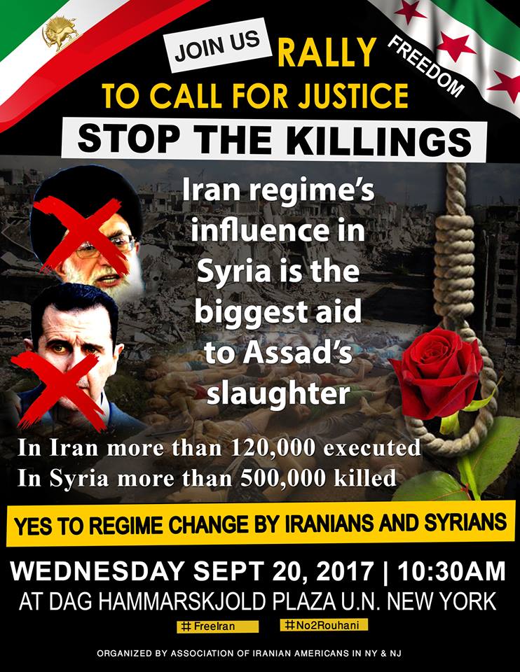 Free Syrian &Iran Rally