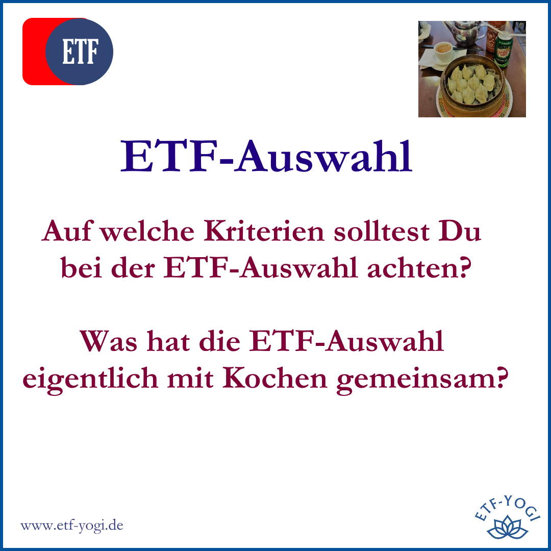 ETF-Auswahl, wie funktionieren ETFs und was ist die TER?