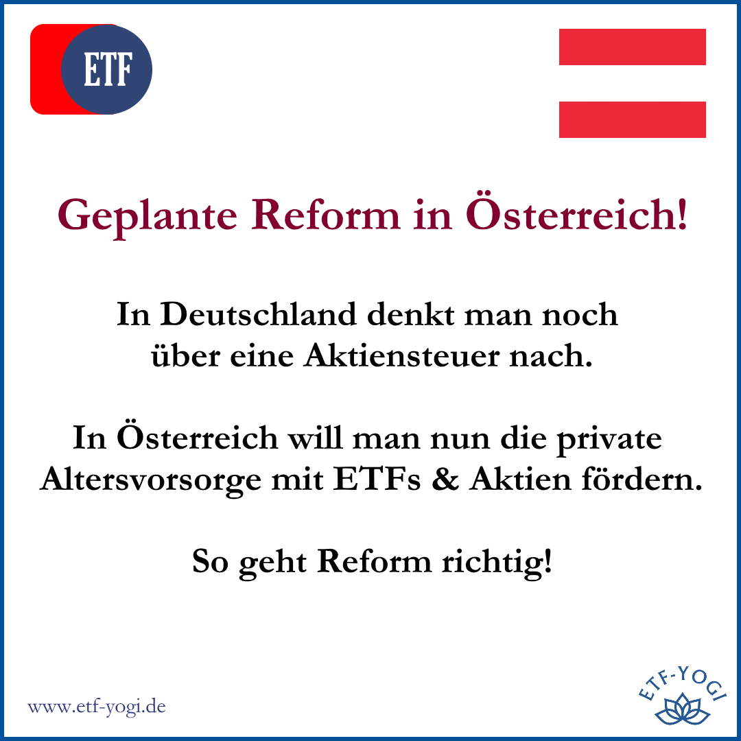 Österreich fördert bald private Altersvorsorge mit ETFs und Aktien?