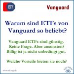Warum Vanguard ETFs gut  sind: nicht nur niedrige Gebühren