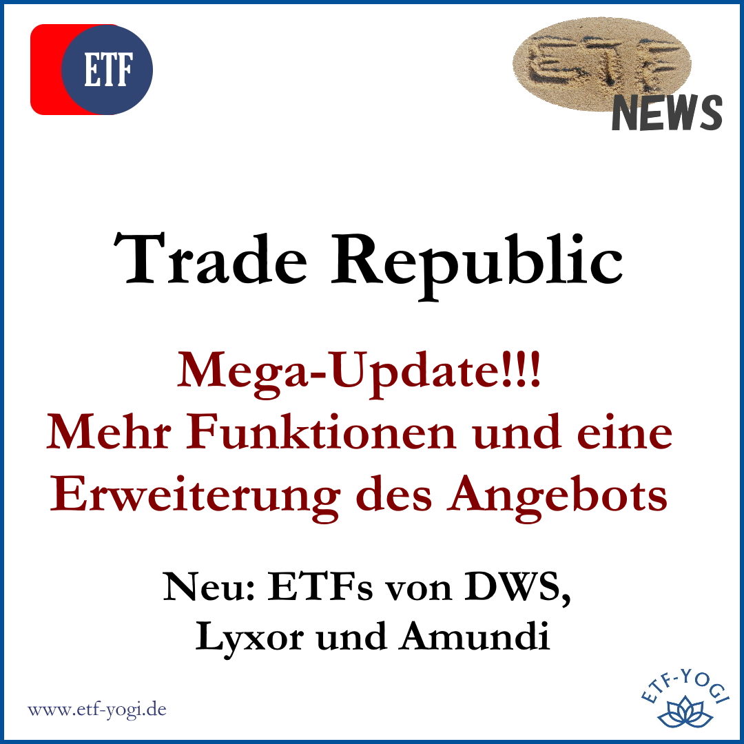 Trade Republic: Mega-Update - ETFs von DWS, Lyxor und Amundi