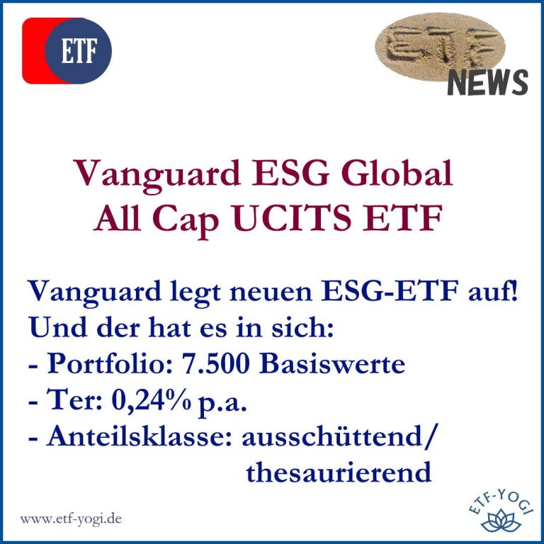 Neu Vanguard FTSE AllWorld High Dividend Yield UCITS ETF (acc)