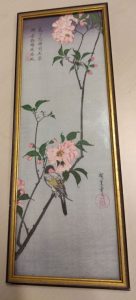 Utagawa Hiroshige - Kleiner Vogel auf einem Kaidozakura-Zweig - Kunst als Investment