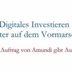Digitales Investieren auf dem Vormarsch laut Amundi Studie