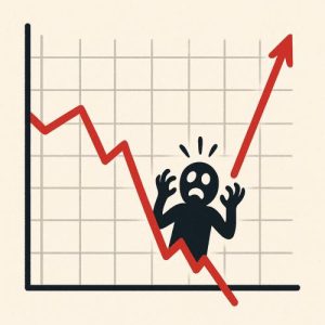 Panik und Emotionen, wenn die Börse crasht.