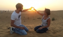 Kathi und Christoph auf Hochzeitsreise in Dubai (2017)